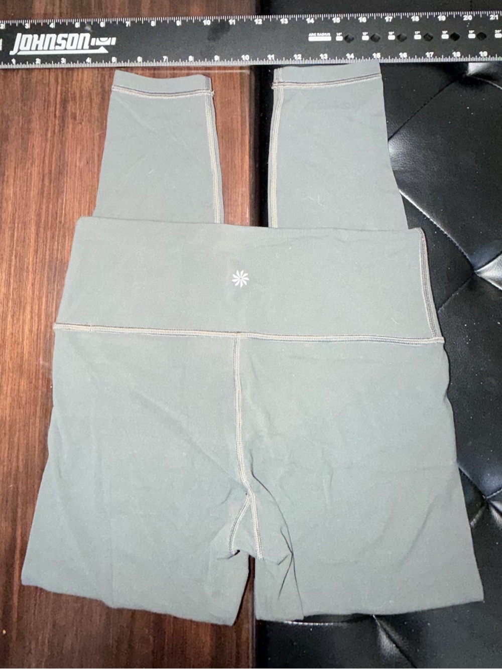Athleta Olive Green High-Waist Leggings